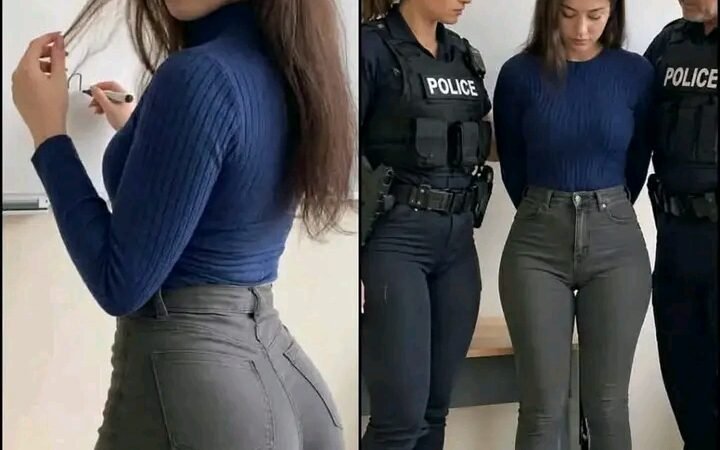 CAPTAN el momento de la detenciōn, la maestra enseñaba sus…Ver más